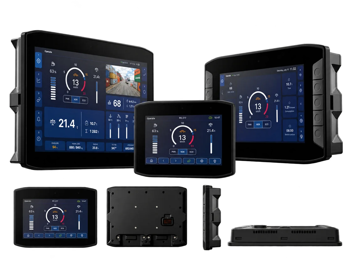 Rugged Industrial Tablet Interface Showcase